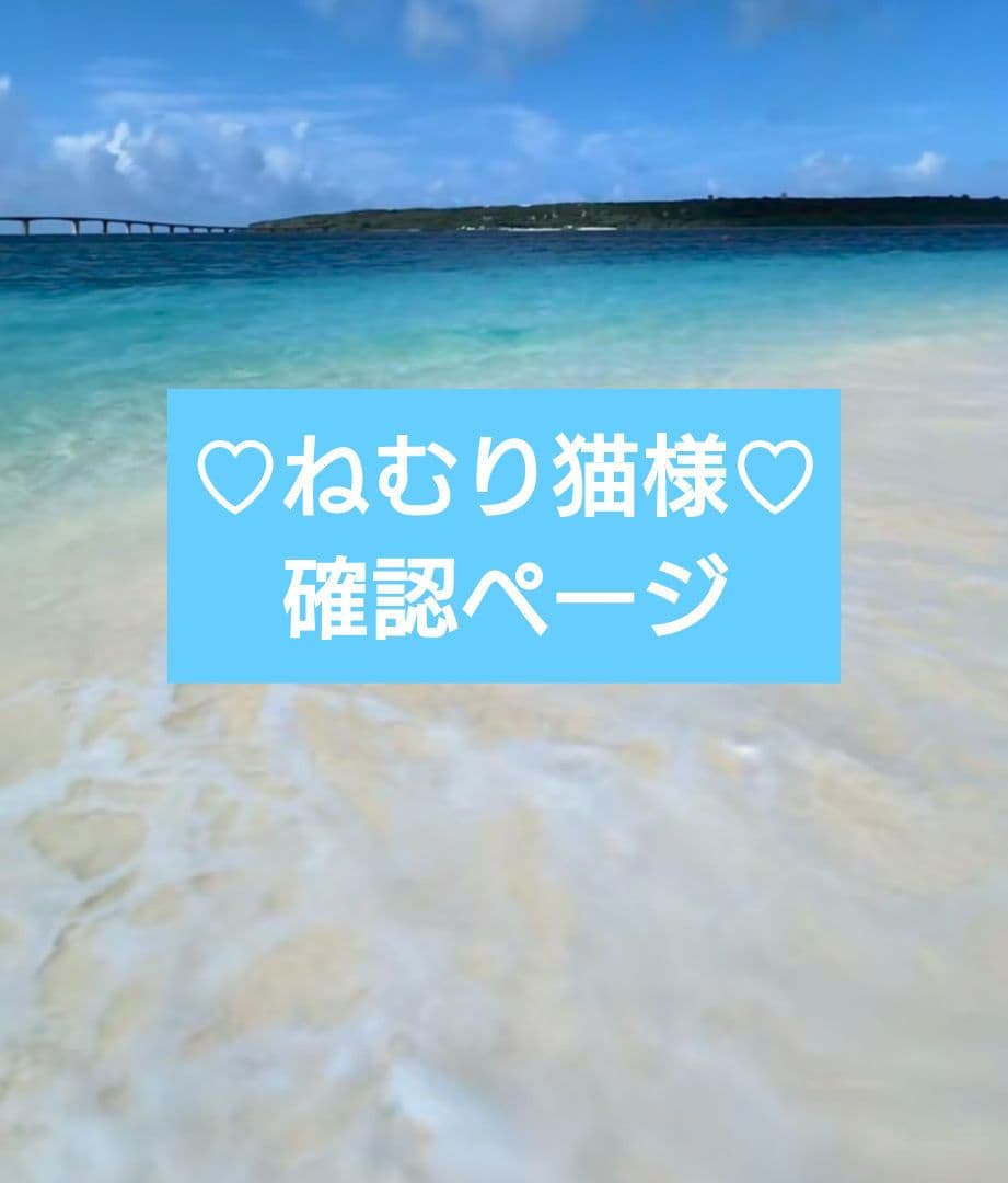 ♡ねむり猫様確認ページ♡