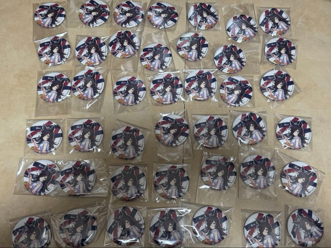 ライスシャワー バンダイナムココラボ 別売り可〇 缶バッジ42個