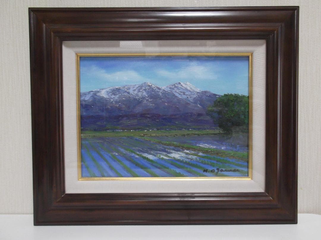 小川久雄 　油絵　［鳥海山」