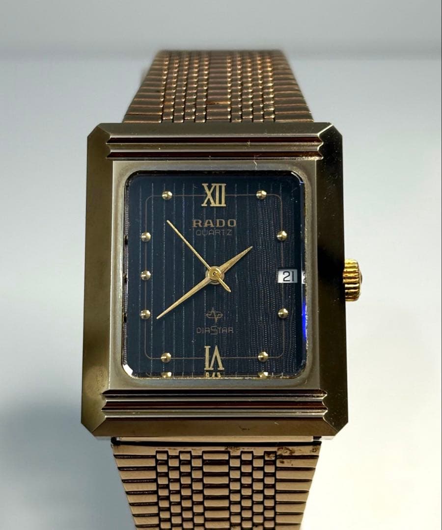 【新品電池】RADO ラドー ダイヤスター スクエア ユニセックス 腕時計