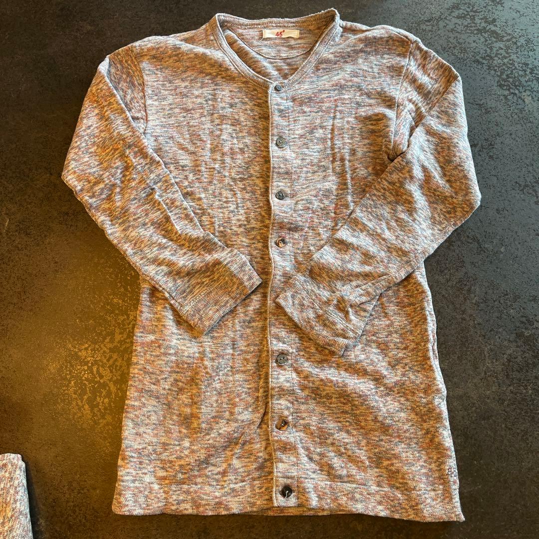 45rpm ボタン付きルームウェア