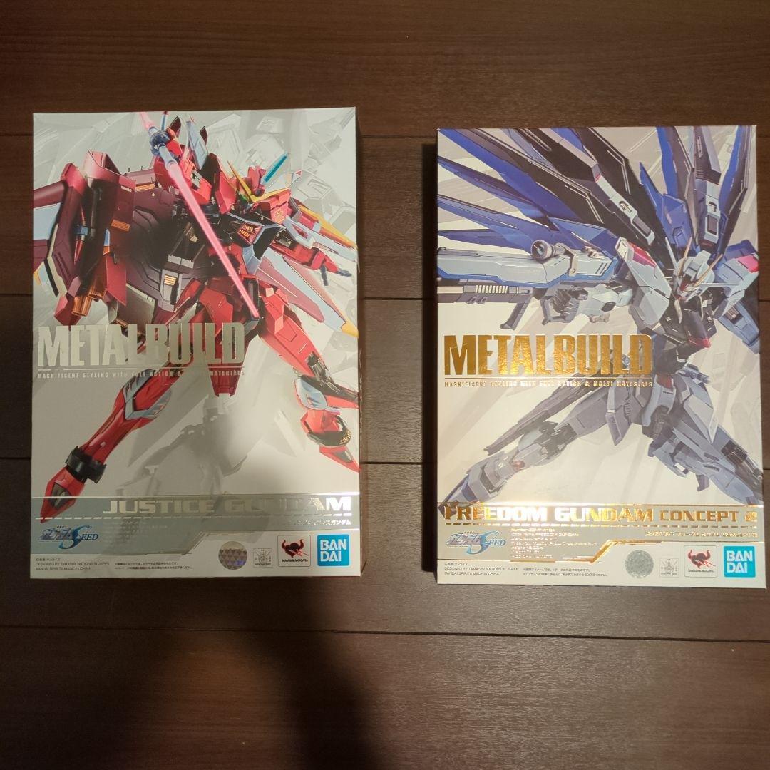 LBUILDフリーダムガンダムconcept 2&ジャスティスガンダム