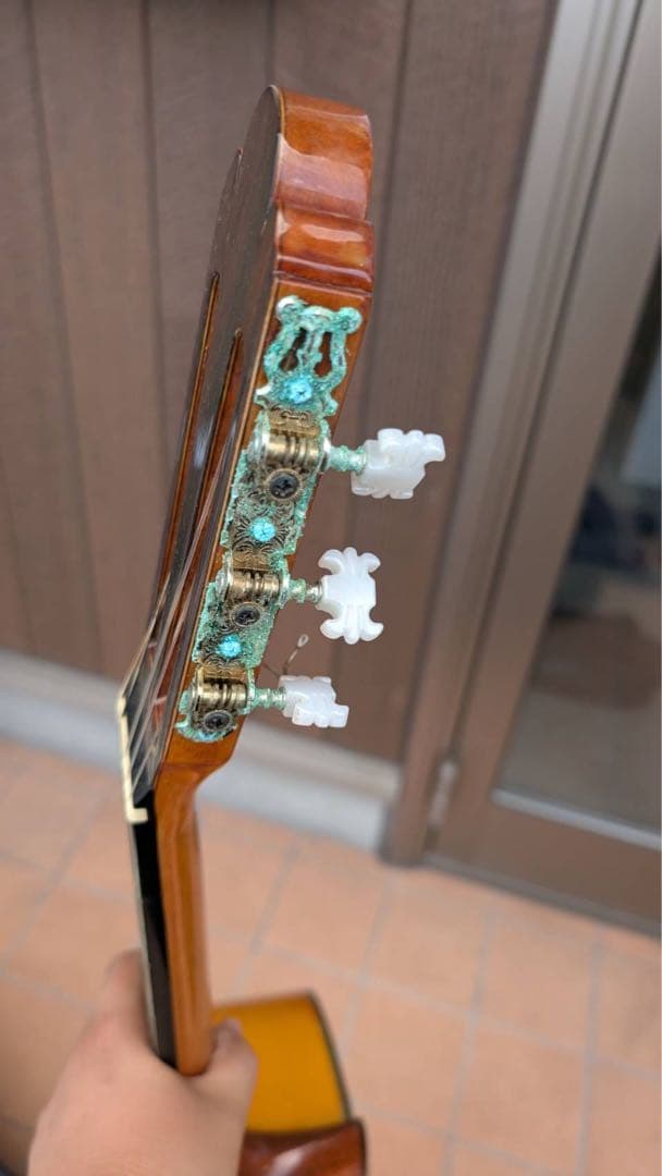 【JET】Barclay V型エレキギター オレンジ