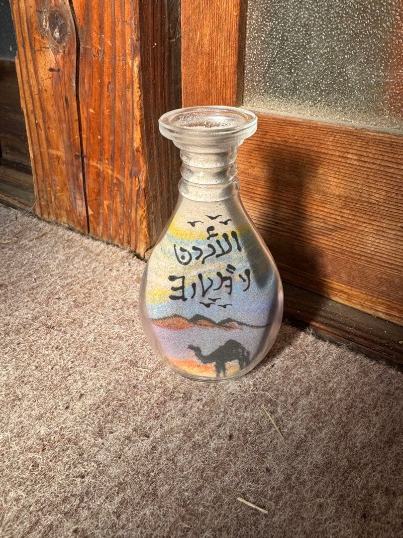 EXPO 2025 砂のアート 置物 万博 ヨルダン館サンドアート