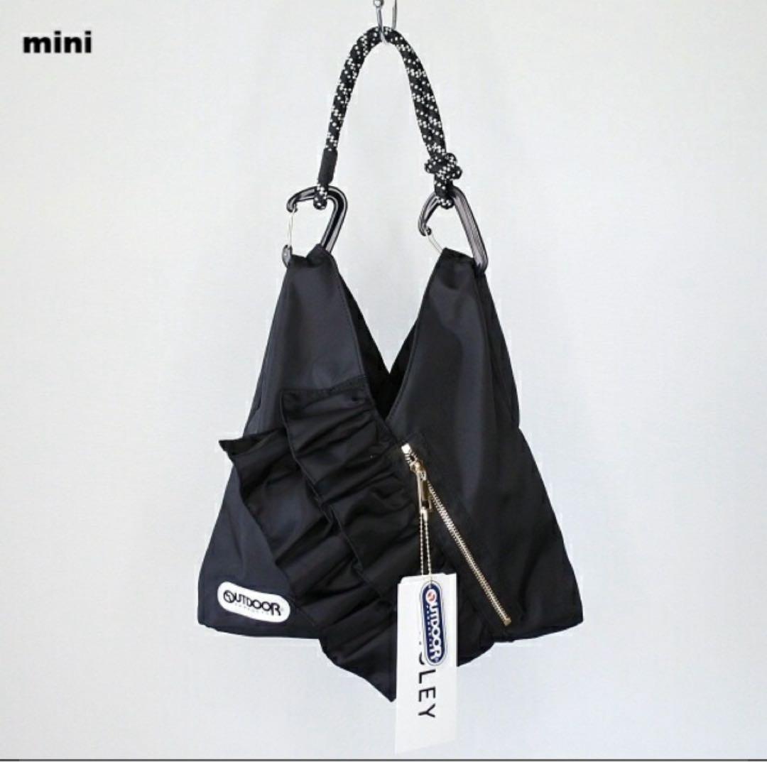 美品【RISREY x OUTDOOR 】 コラボ　フリル ミニ バッグ