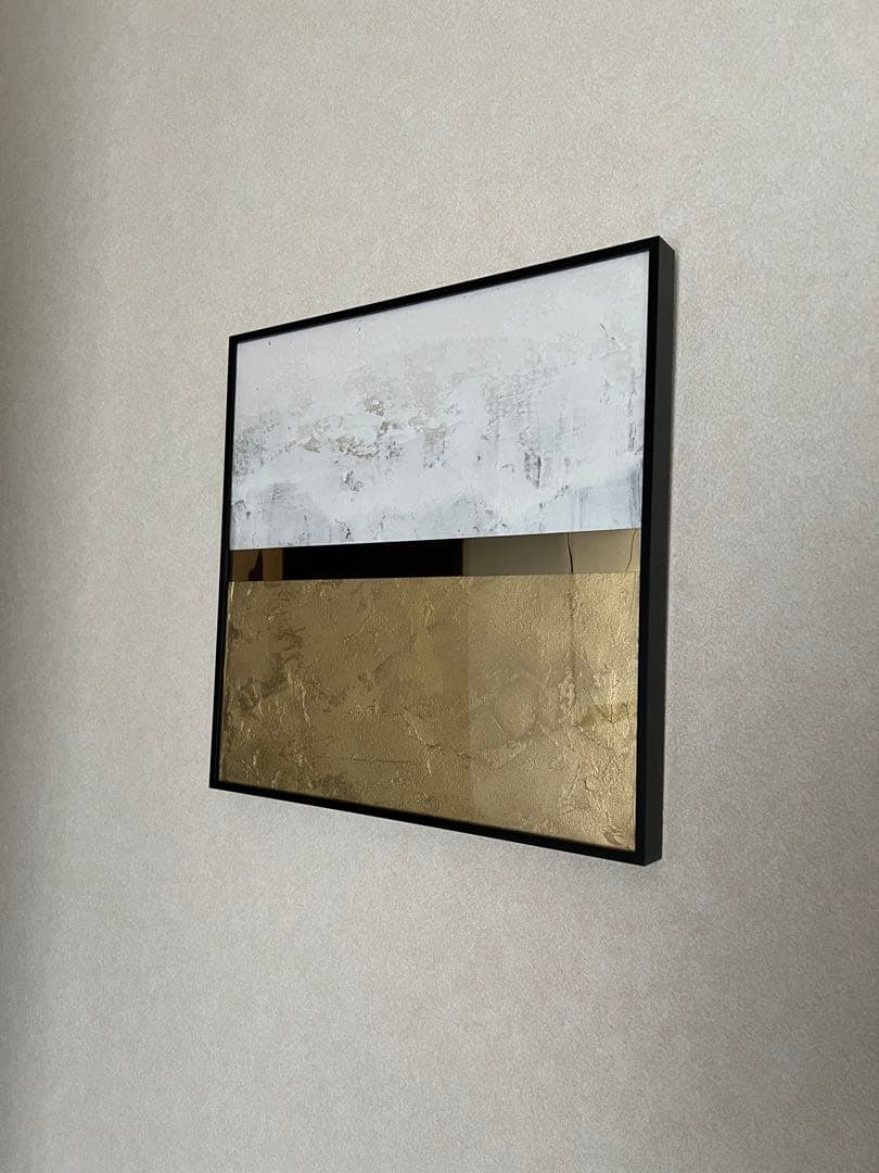 原画/額装済み/和風/禅/絵画/アート/抽象画/モダン/ゴールド/海外/金