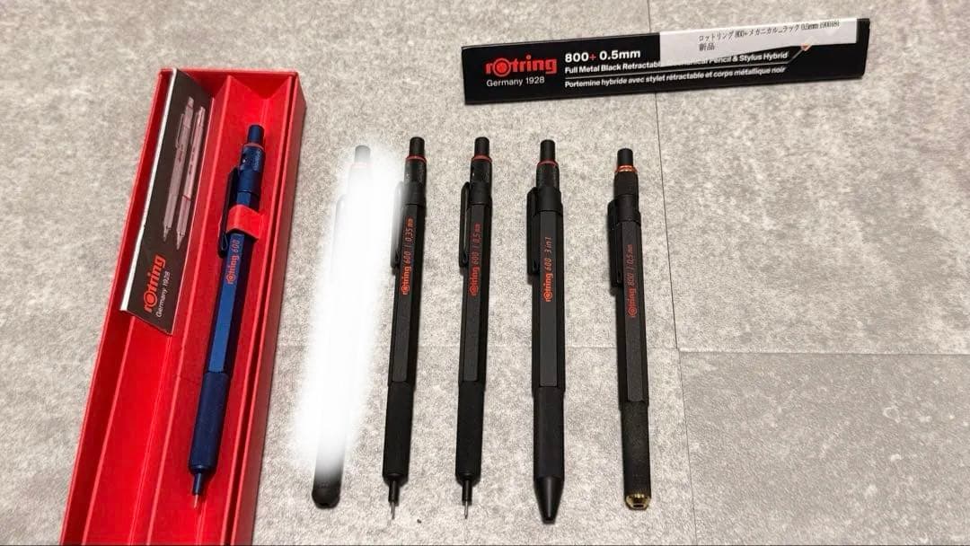 [バラ売り可]ロットリング 600 800 等まとめ売り 5本セット