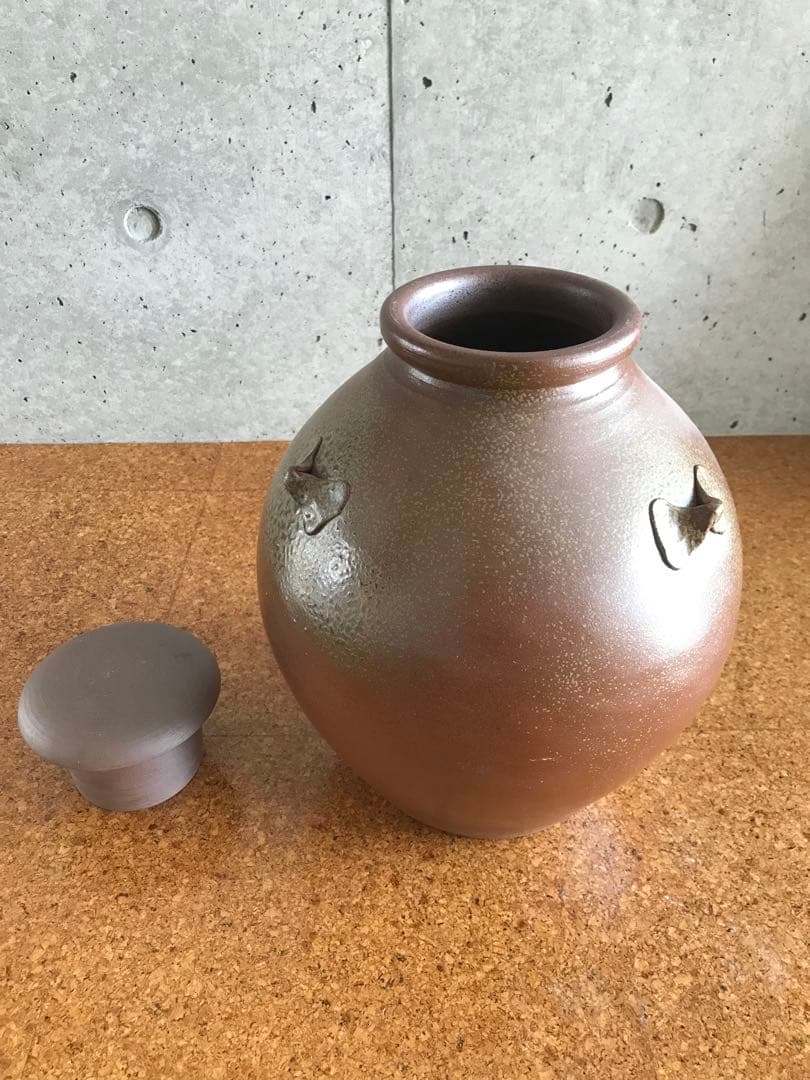 沖縄やちむん　三升甕