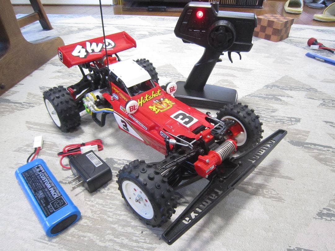 新品 1/10 フルセット ホットショット 4WD タミヤ 2.4Ghz 送料込