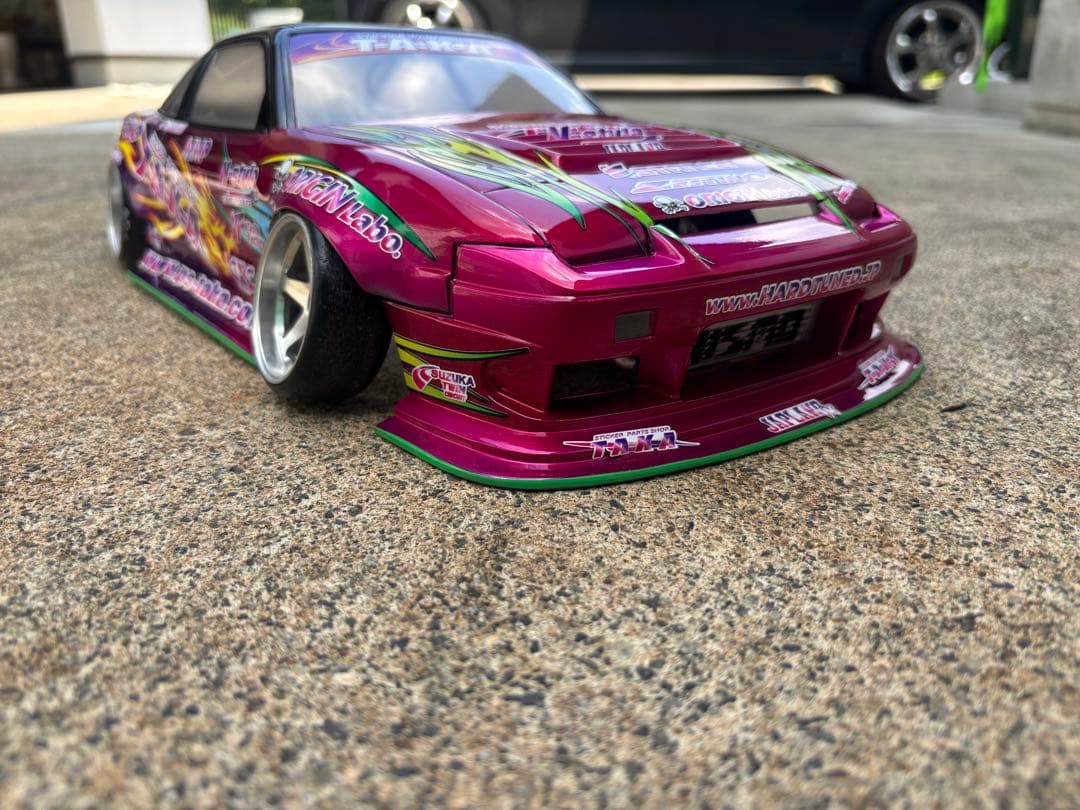 1/10 ラジコンボディ　180sx 中村直樹カラー 未走行！新品！