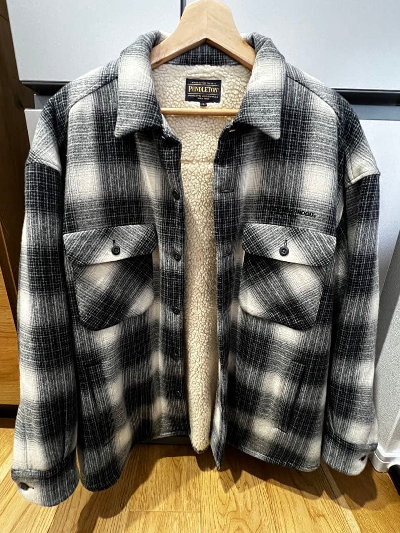 NEIGHBORHOOD ペンドルトン ボアフリースシャツジャケット Sサイズ