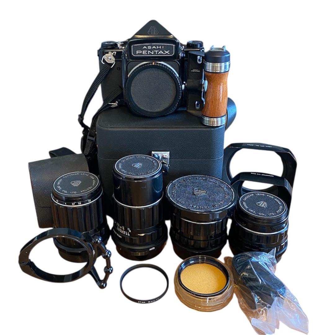PENTAX 6×7 レンズ4本セット　ペンタックス67　付属品多数