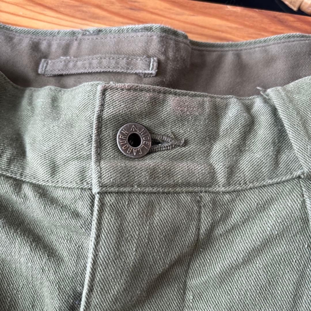 ナイジェルケーボン　ミリタリーパンツ　フランス軍　m52 チノパン　34インチ