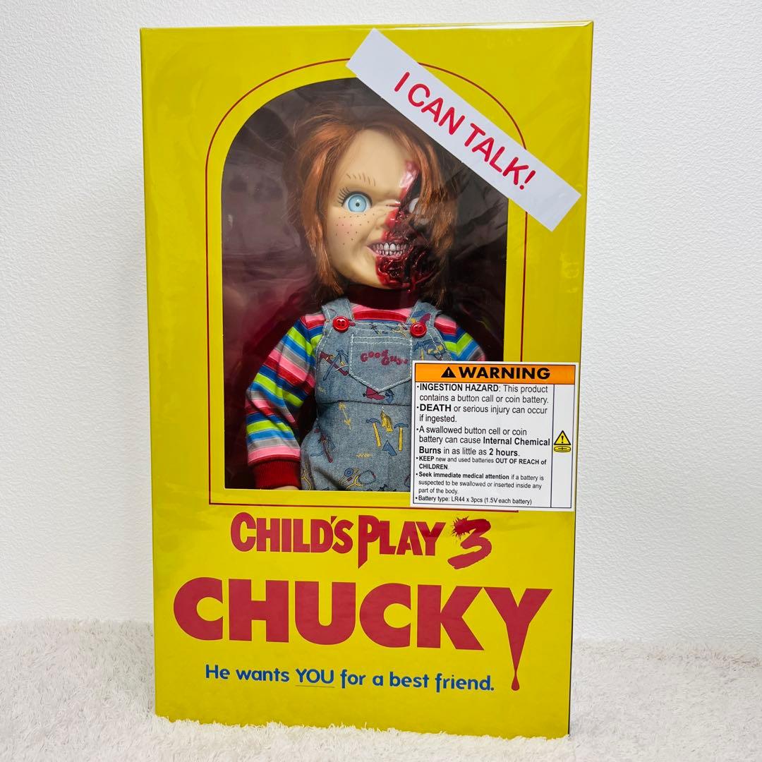 【新品】チャッキー フィギュア 等身大高さ38cmチャイルドプレイ