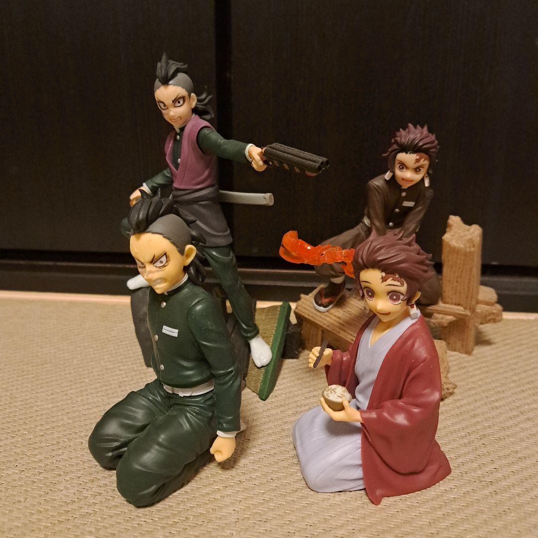 鬼滅の刃 竈門炭治郎 不死川玄弥 フィギュア 刀鍛冶の里