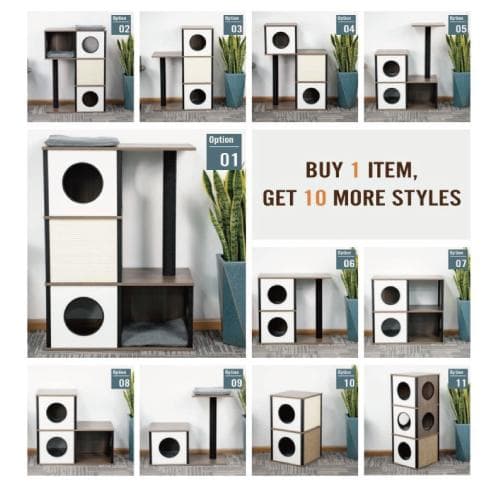 簡単組み立てDIYセット　キャットハウス 猫用品