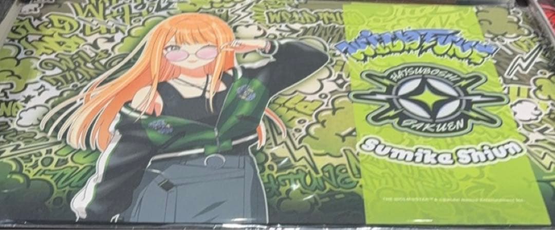 紫雲清夏 ラバーマット　TSUTAYA 学園アイドルマスター 学マス