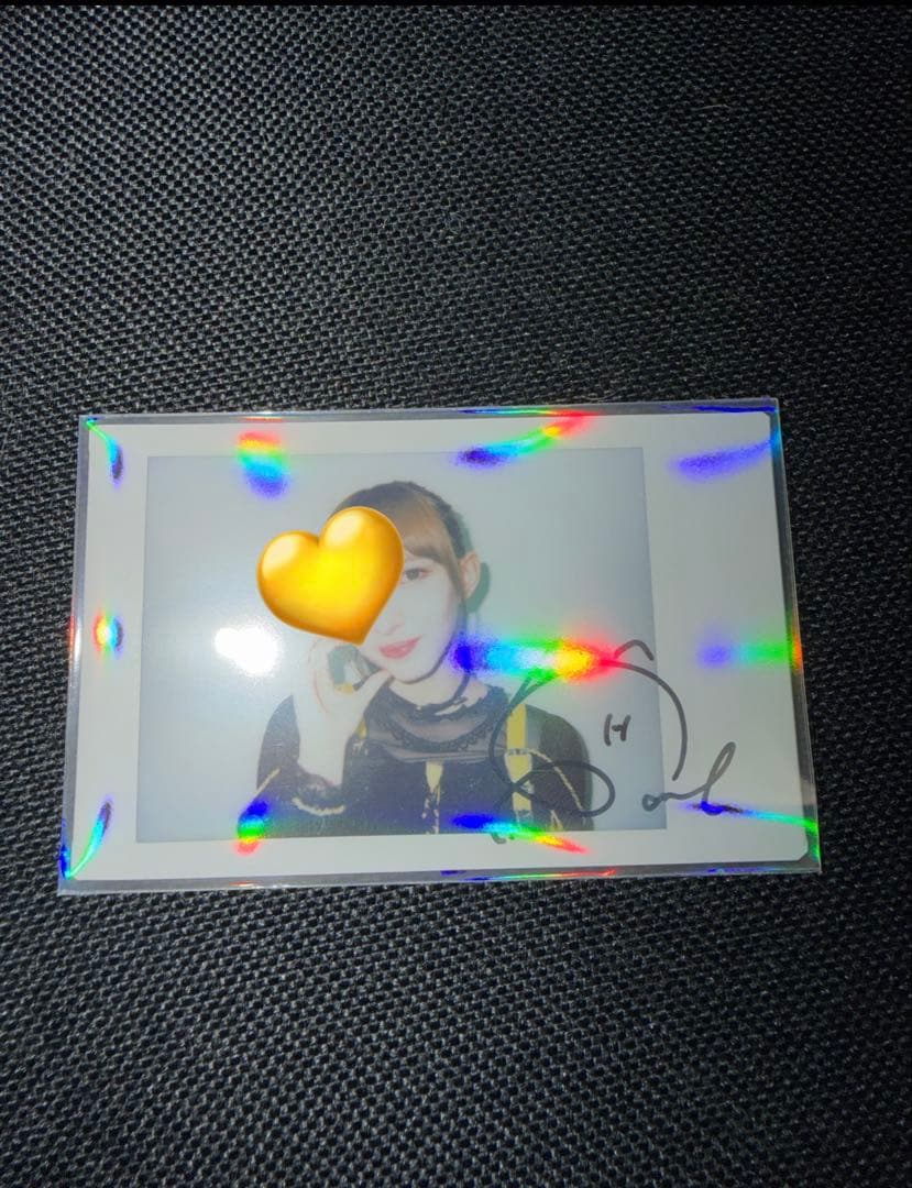 FRUITS ZIPPER 早瀬ノエル　B賞　サイン入り　チェキ