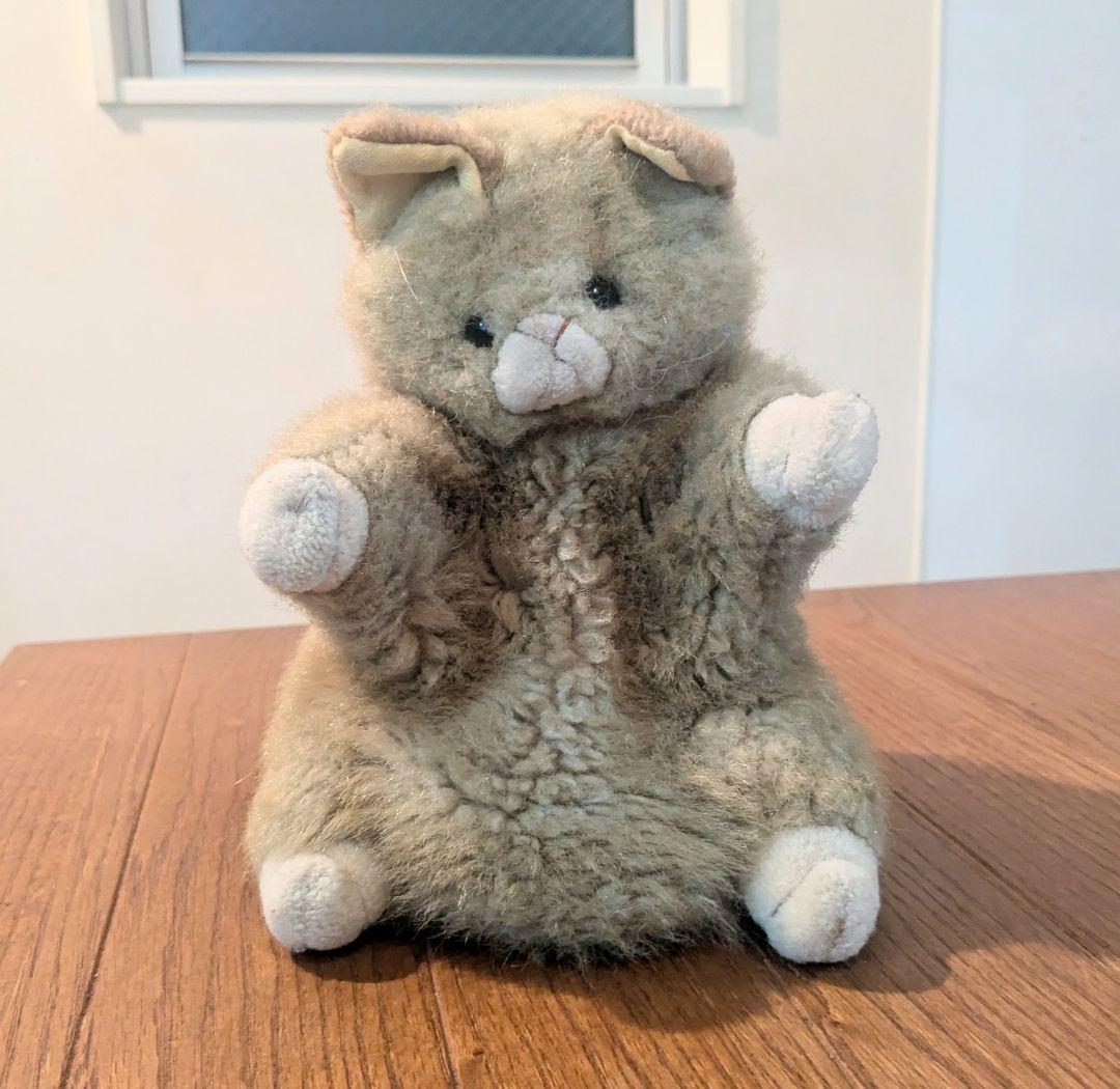 猫　パペット　アバンセ　AVANCE　ぬいぐるみ　アンティーク　レア　昭和レトロ