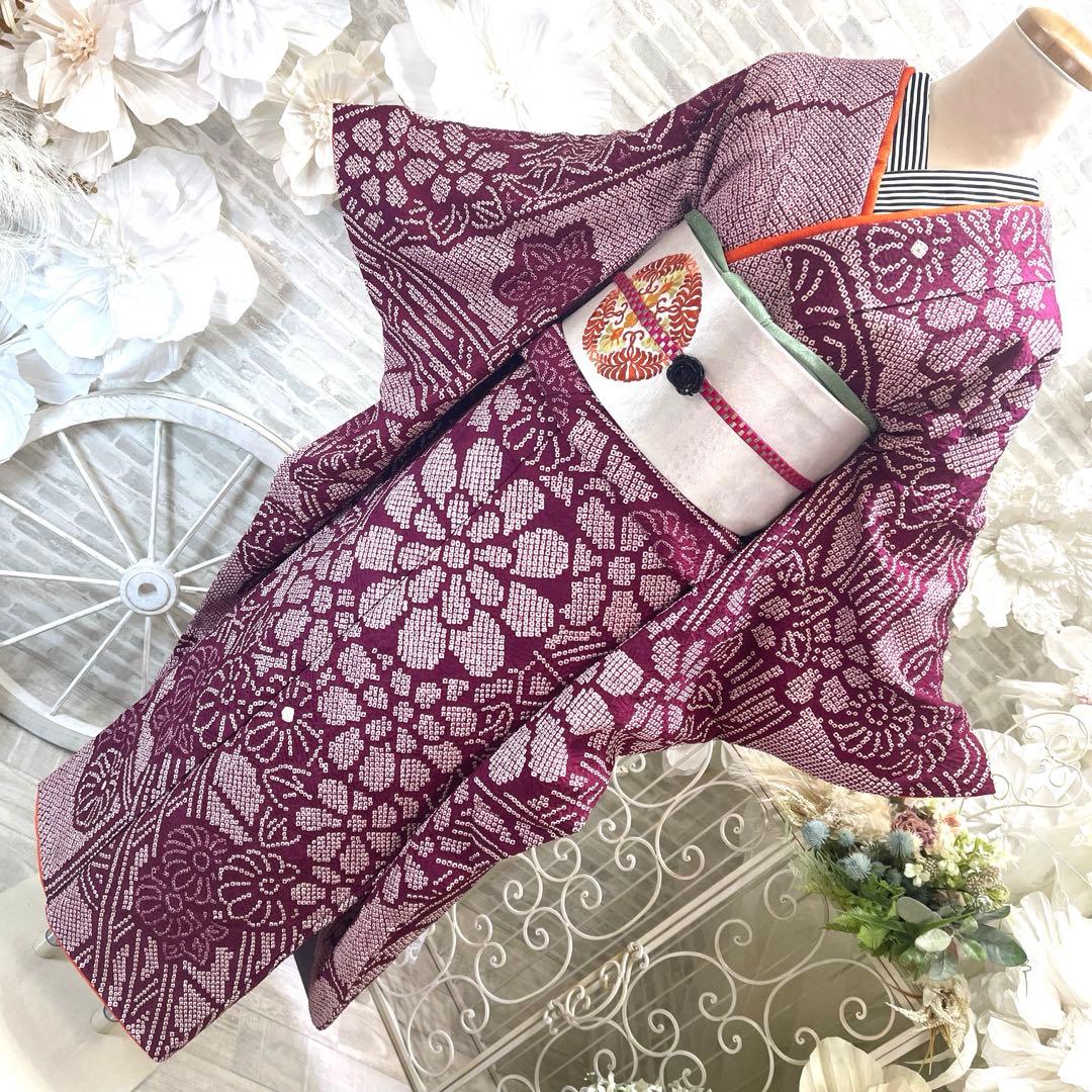 バターサンド大好き★絞り振袖★名古屋帯セット