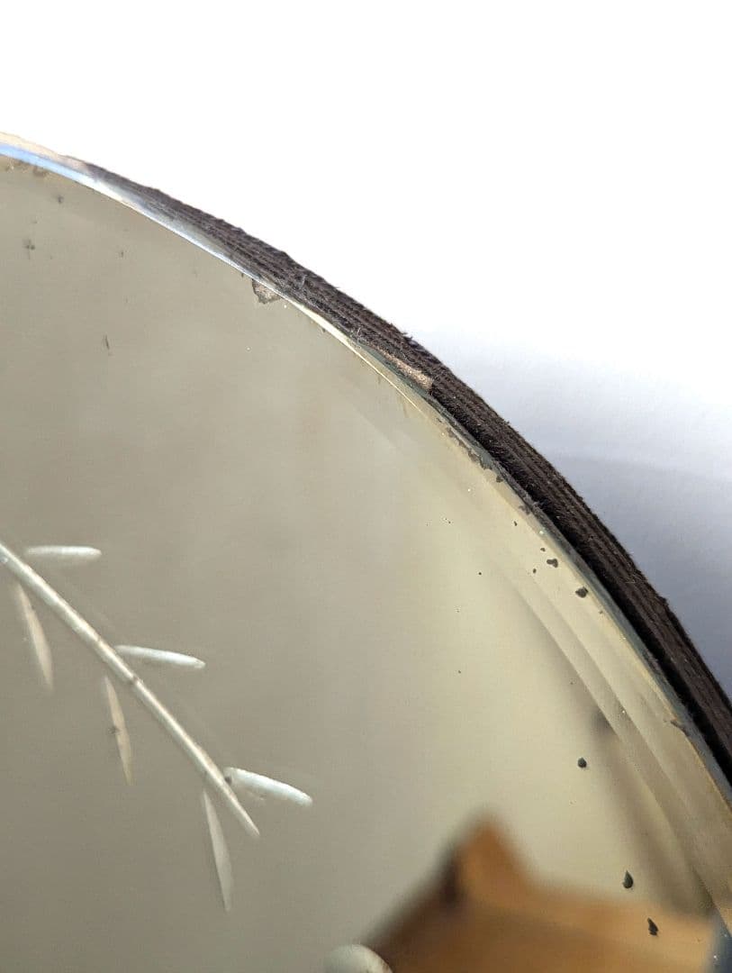 【昭和レトロ】【希少】鏡 陳列棚 ミラー ショーウィンドウ