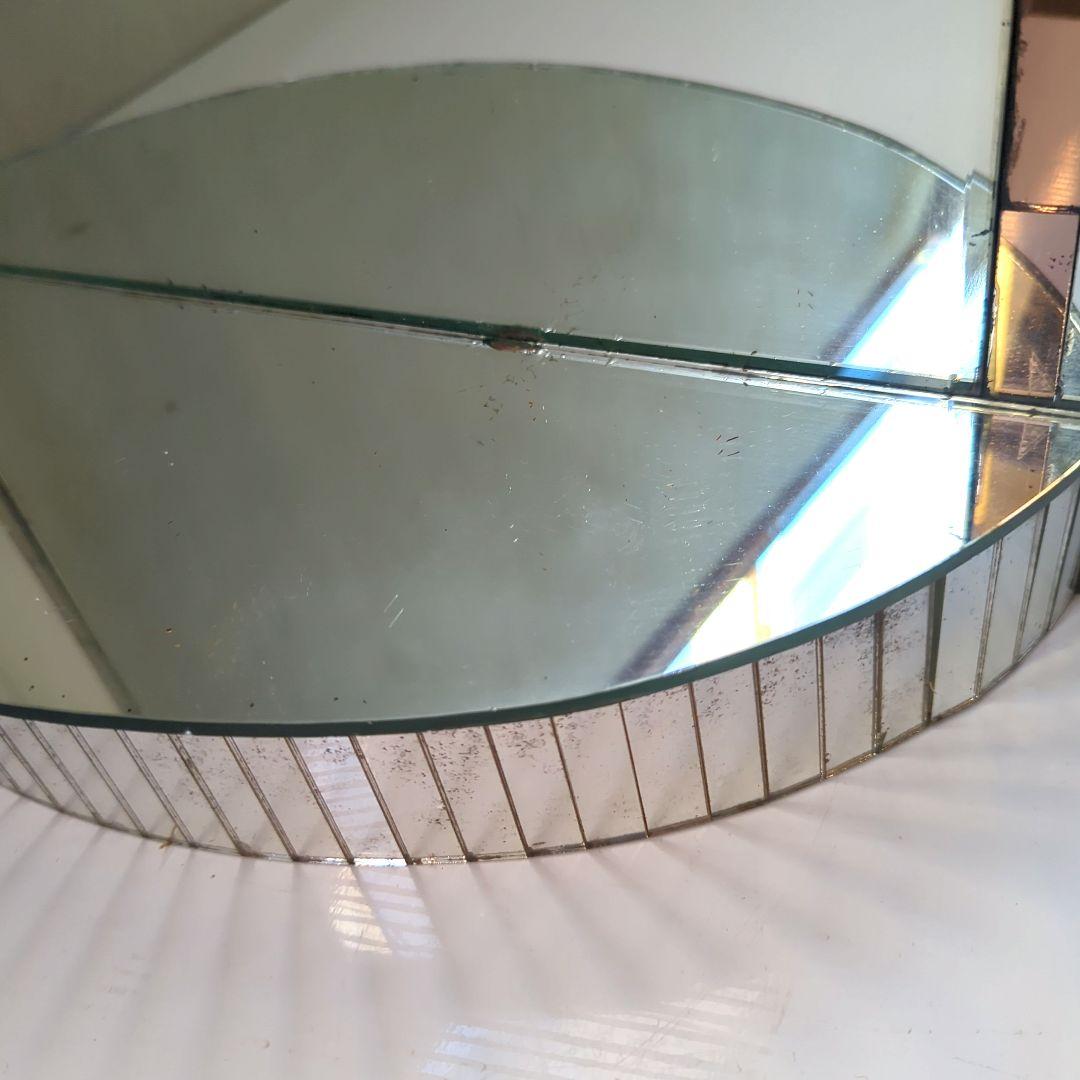 【昭和レトロ】【希少】鏡 陳列棚 ミラー ショーウィンドウ