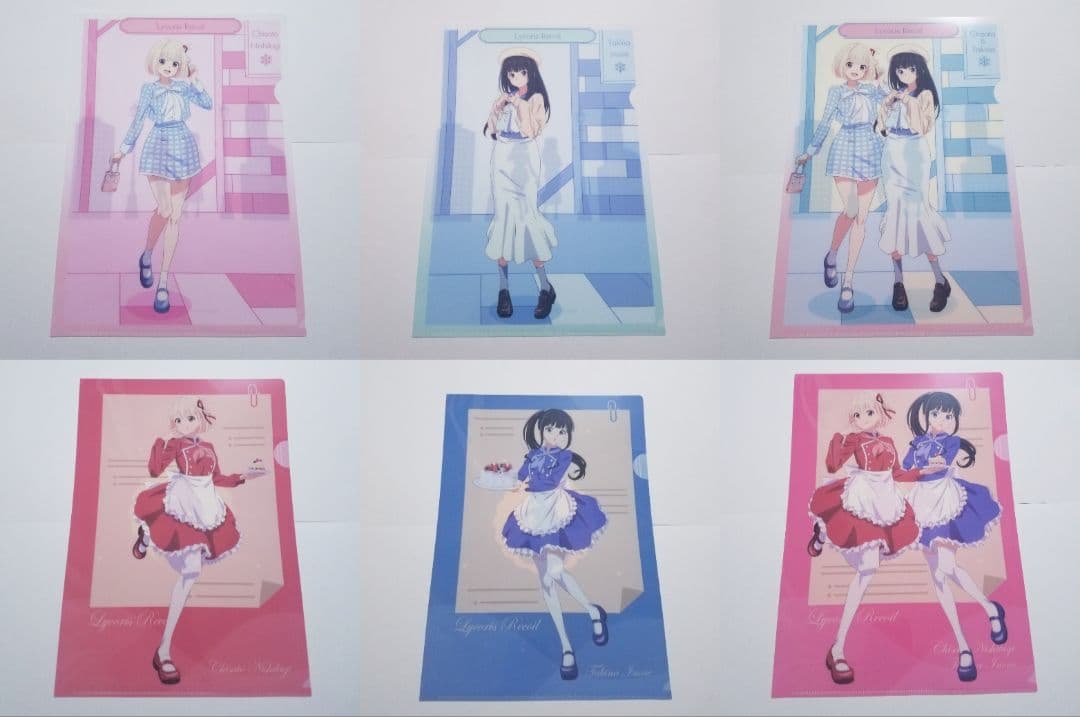 リコリス・リコイル リコリコ White Palette クリアファイル 全種