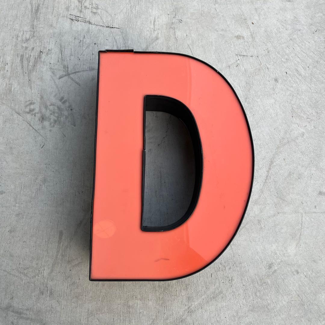 D 看板 アルファベット レターサイン 文字 アメリカ ビンテージ アンティーク
