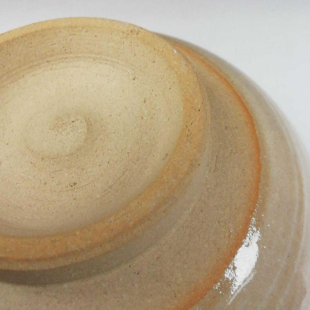 Ｔ１８６　茶碗　『赤土　萩に桔梗文』『橋本紫雲造』　共箱　抹茶碗　茶道具