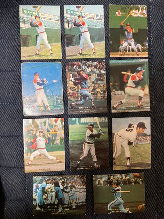 【値下げ】カルビープロ野球カード【近鉄7、巨人1、ヤクルト3】