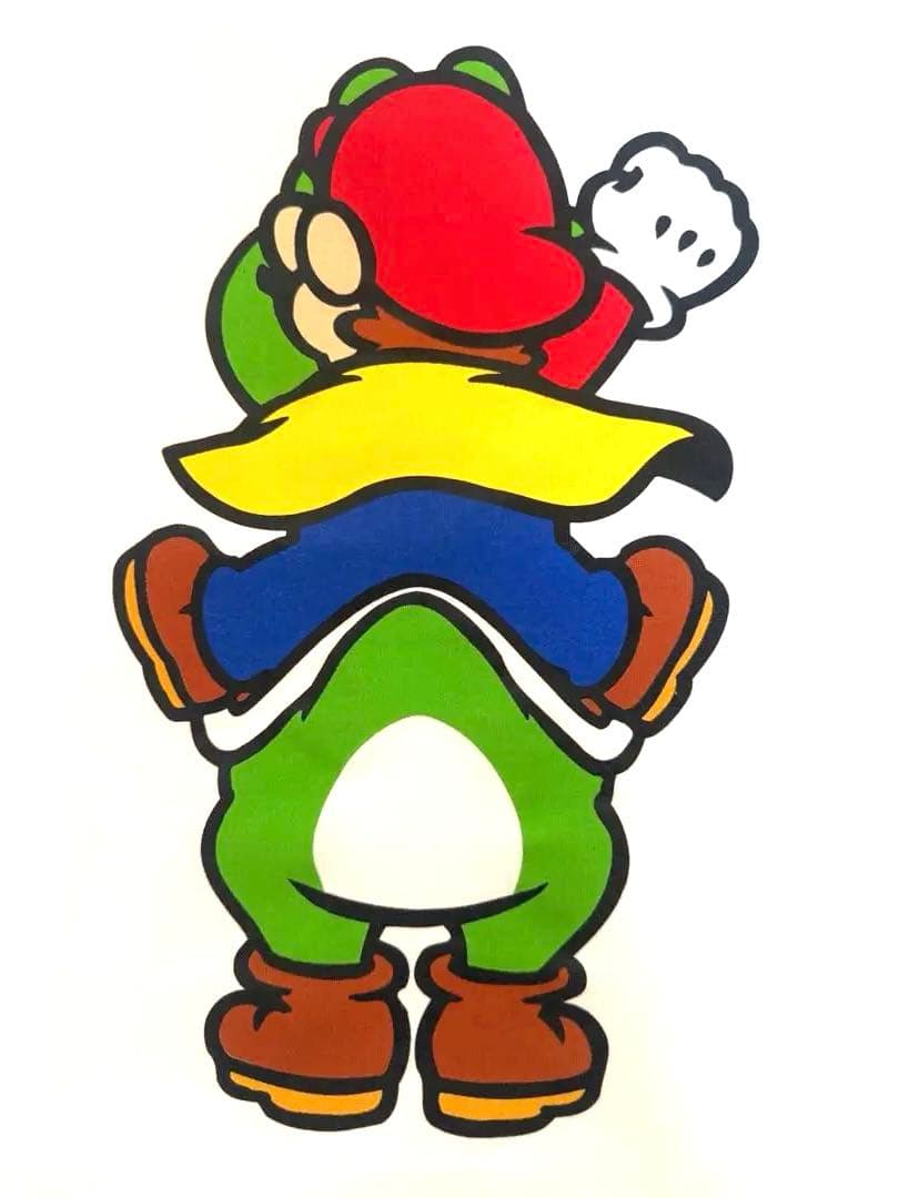 美品　マリオ ヨッシー Tシャツ ホワイト　レアUSA コレクター