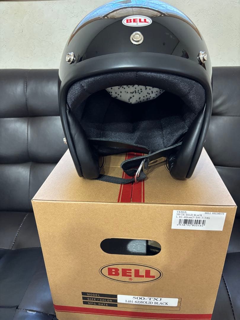 BELL 500-TXJ ジェットヘルメット Lサイズ ブラック