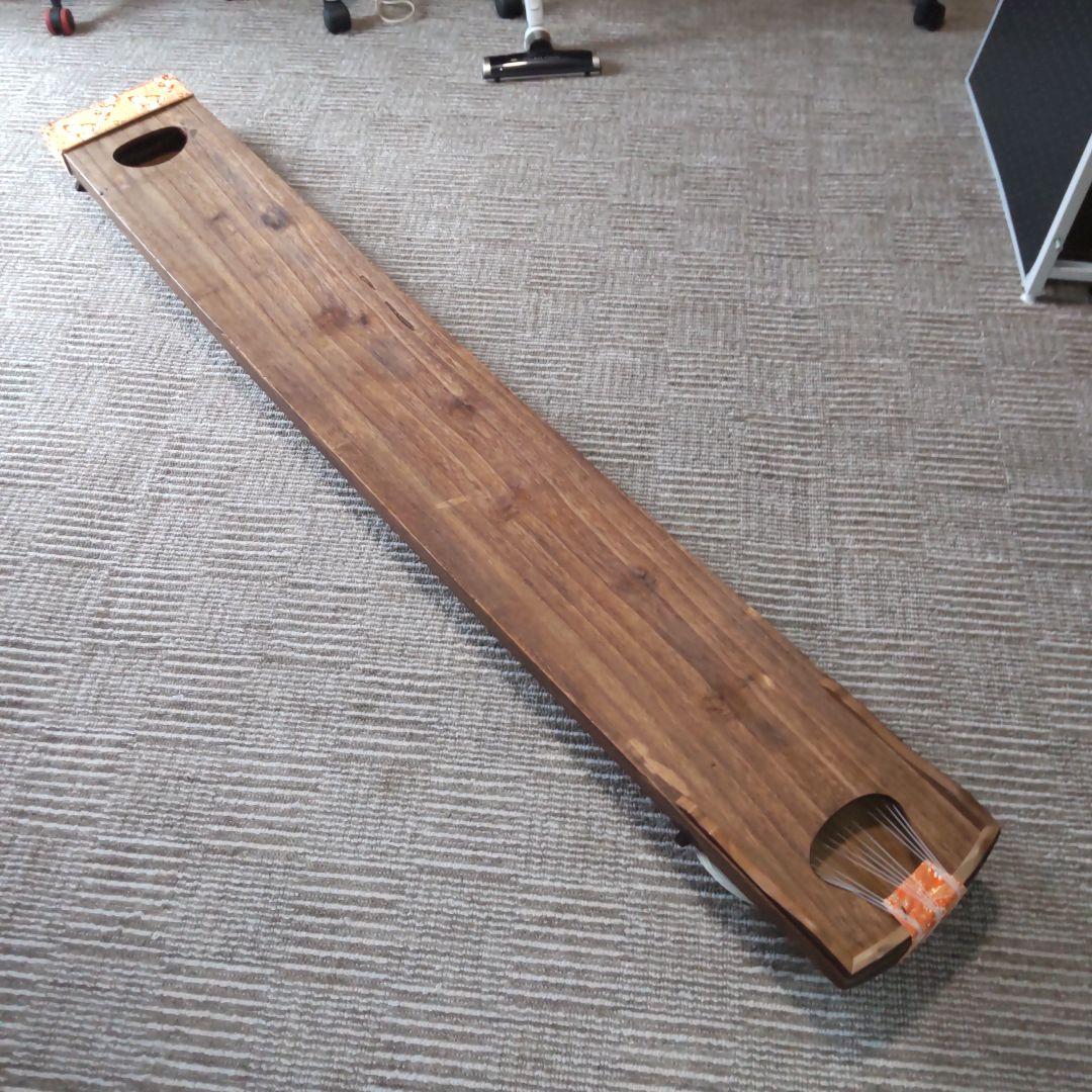 50年前位の箏 13弦 弦楽器 和楽器 複雑な木目