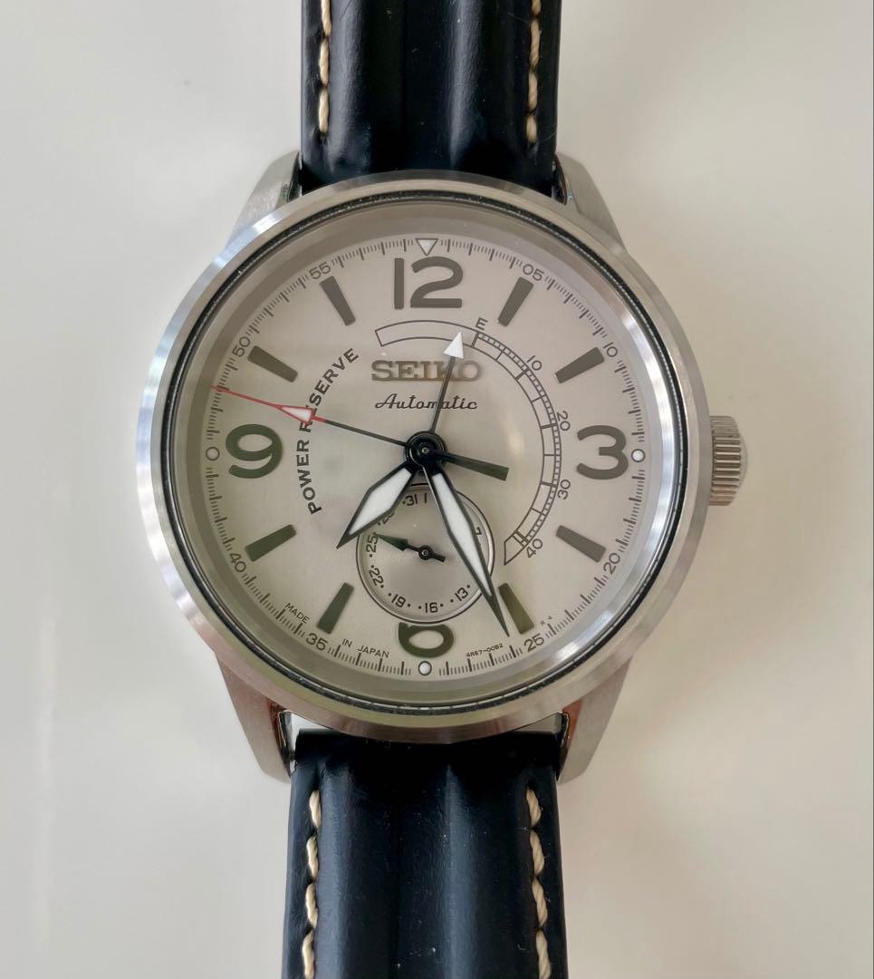 セイコー 自動巻き時計 パワーリザーブ付き