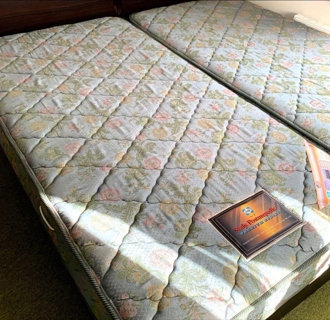 【直接引き取り】Sealy シーリー　シングル　マットレス　2台