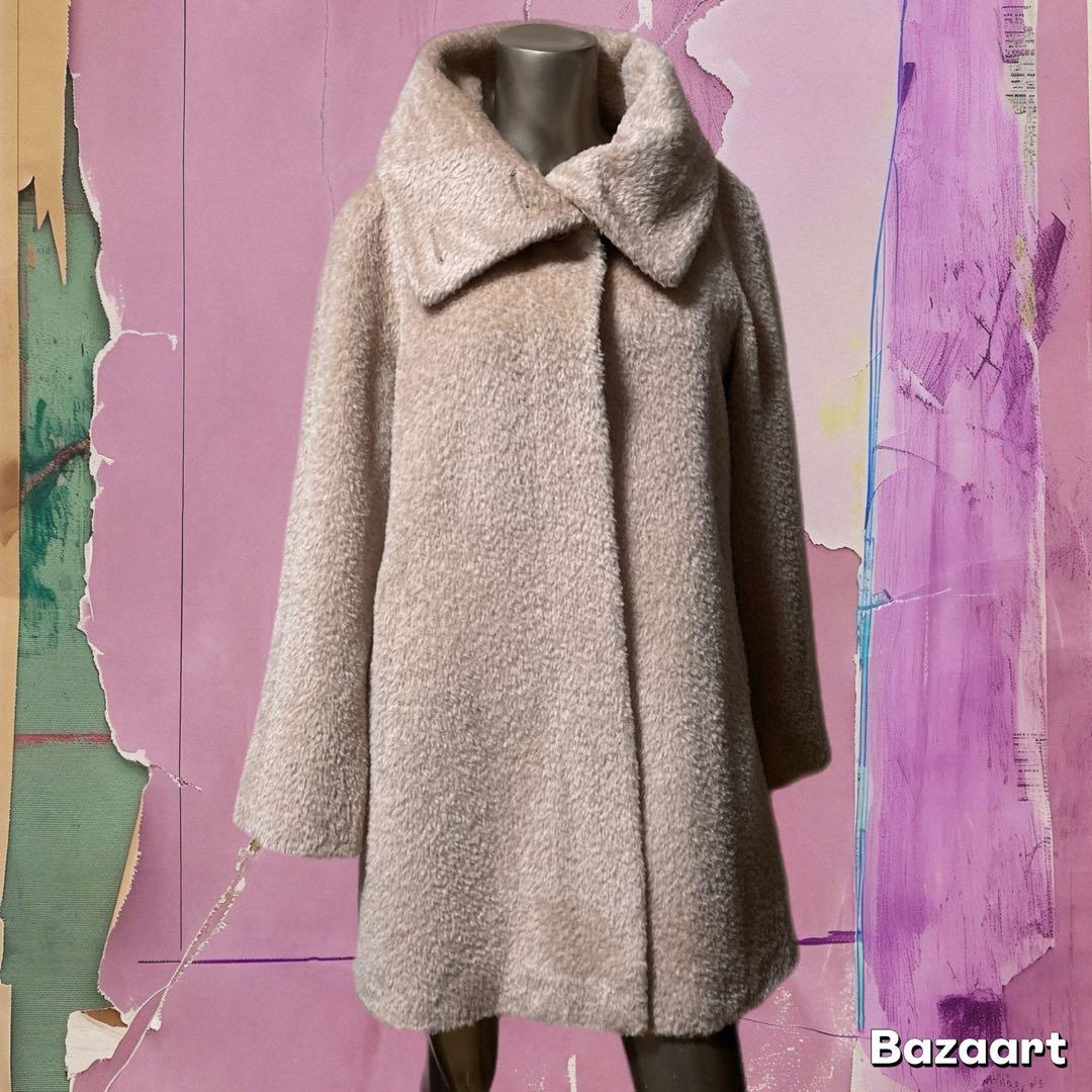 未使用 MAXMARA マックスマーラ テディベアコート アルパカ Aライン
