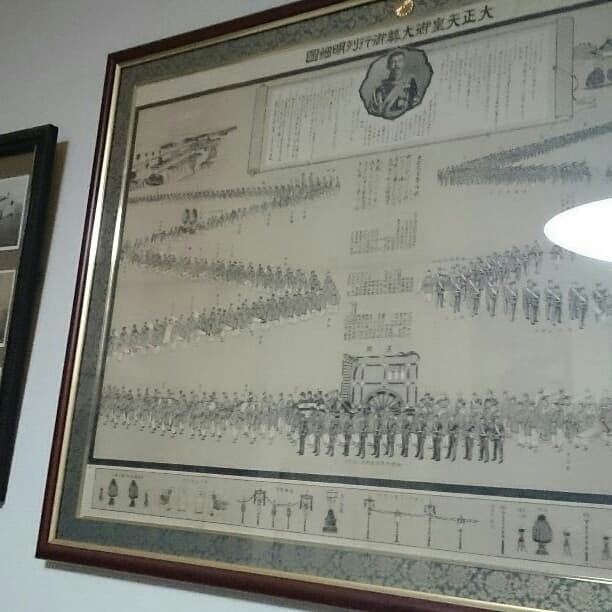 大正天皇御大葬御行列明細図