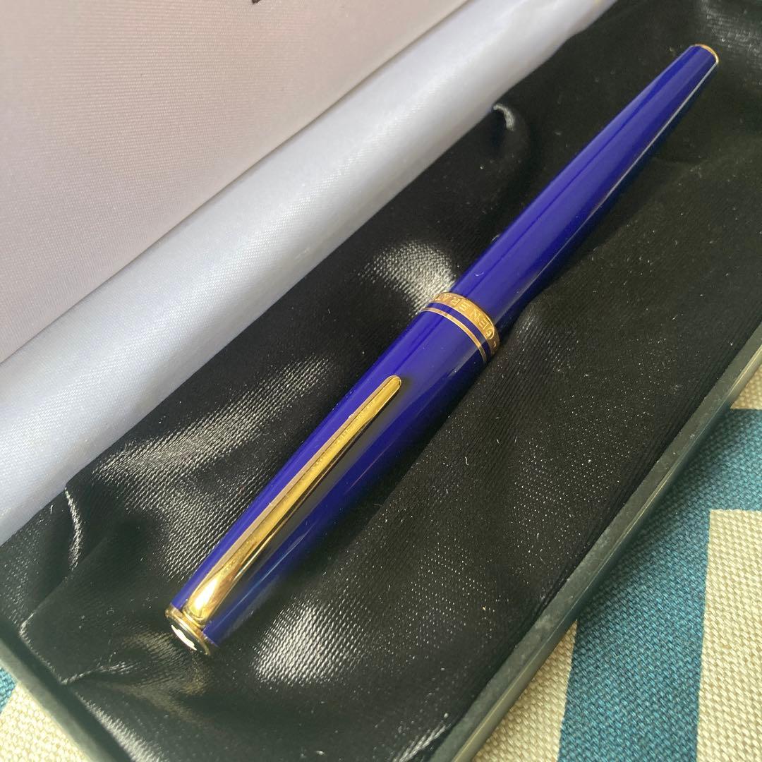 モンブラン　ジェネレーション　ボールペン　青