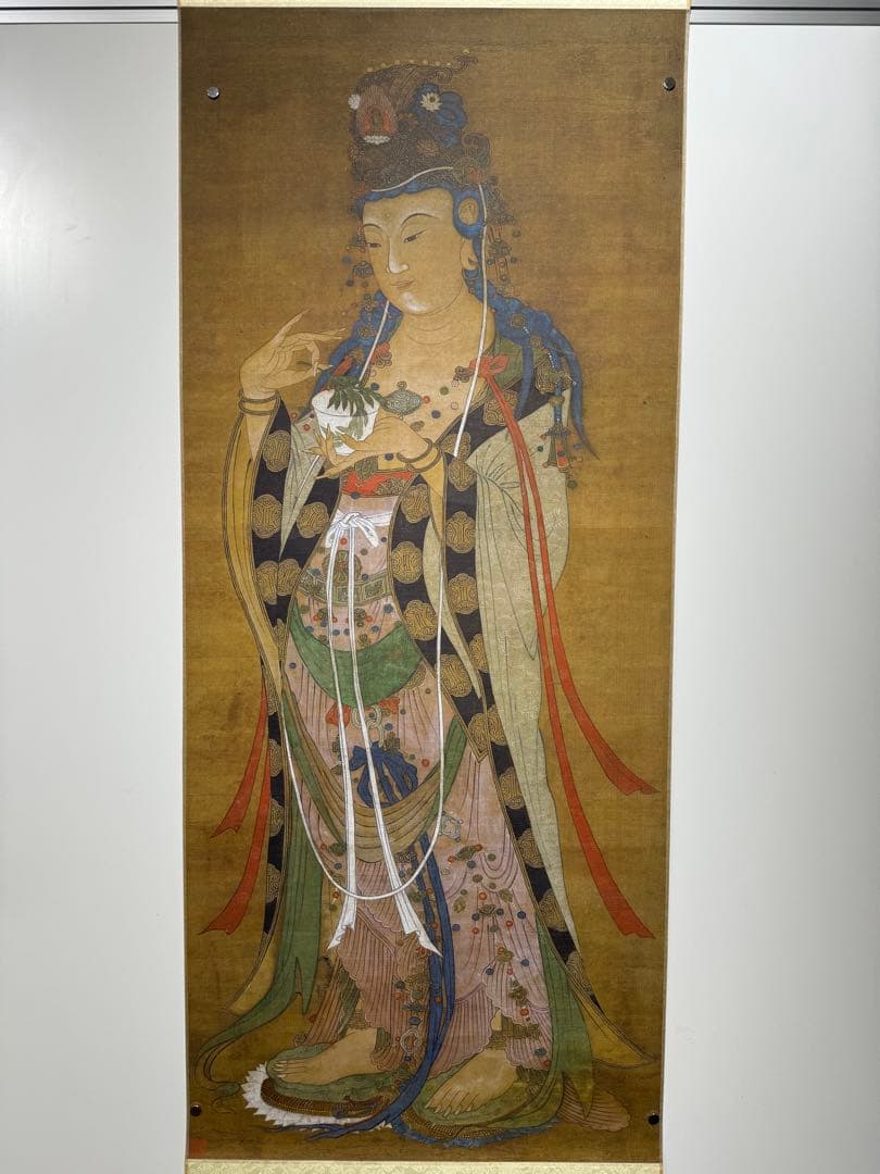 宋人 観音大士 台北故宮蔵 木箱付 印刷工芸