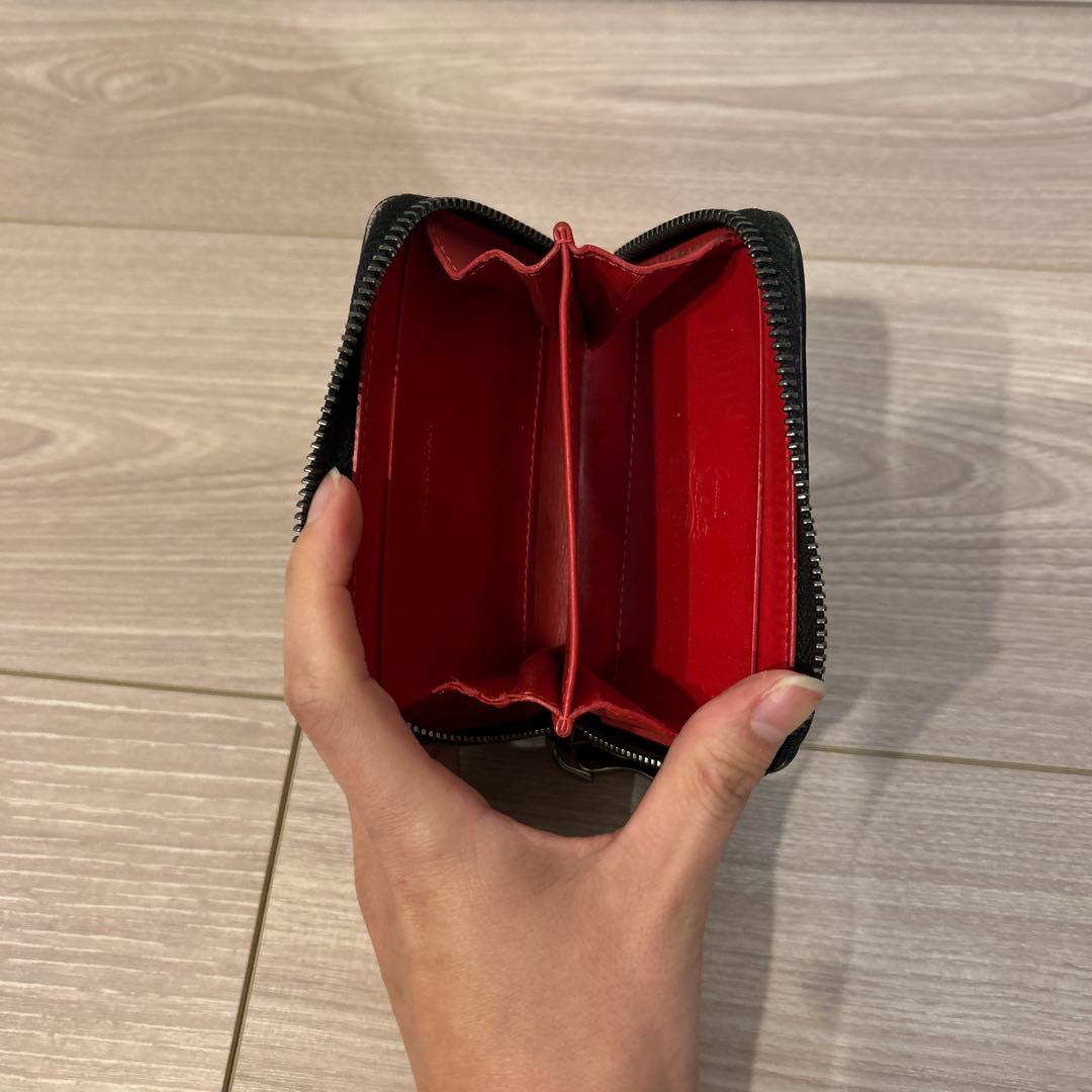 ルブタン　ブラック レザー ケース