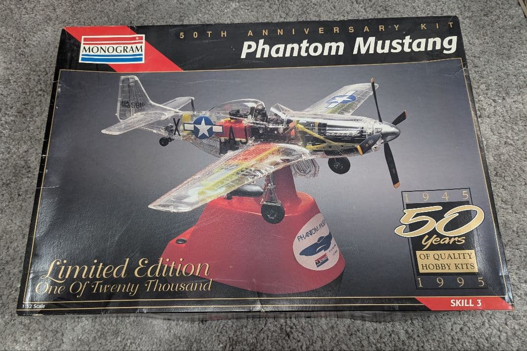 モノグラム 1/32 ファントム ムスタング ５０周年記念 未開封