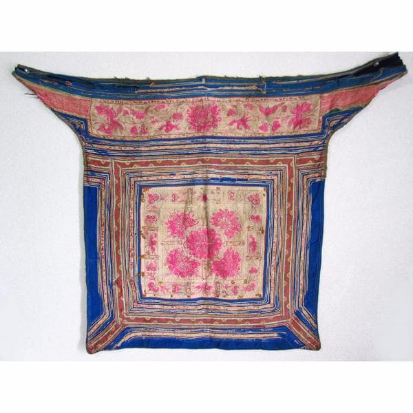 希少　タイ　モン族のねんねこ　オールド刺繍布 93　ベビーキャリー　山岳民族