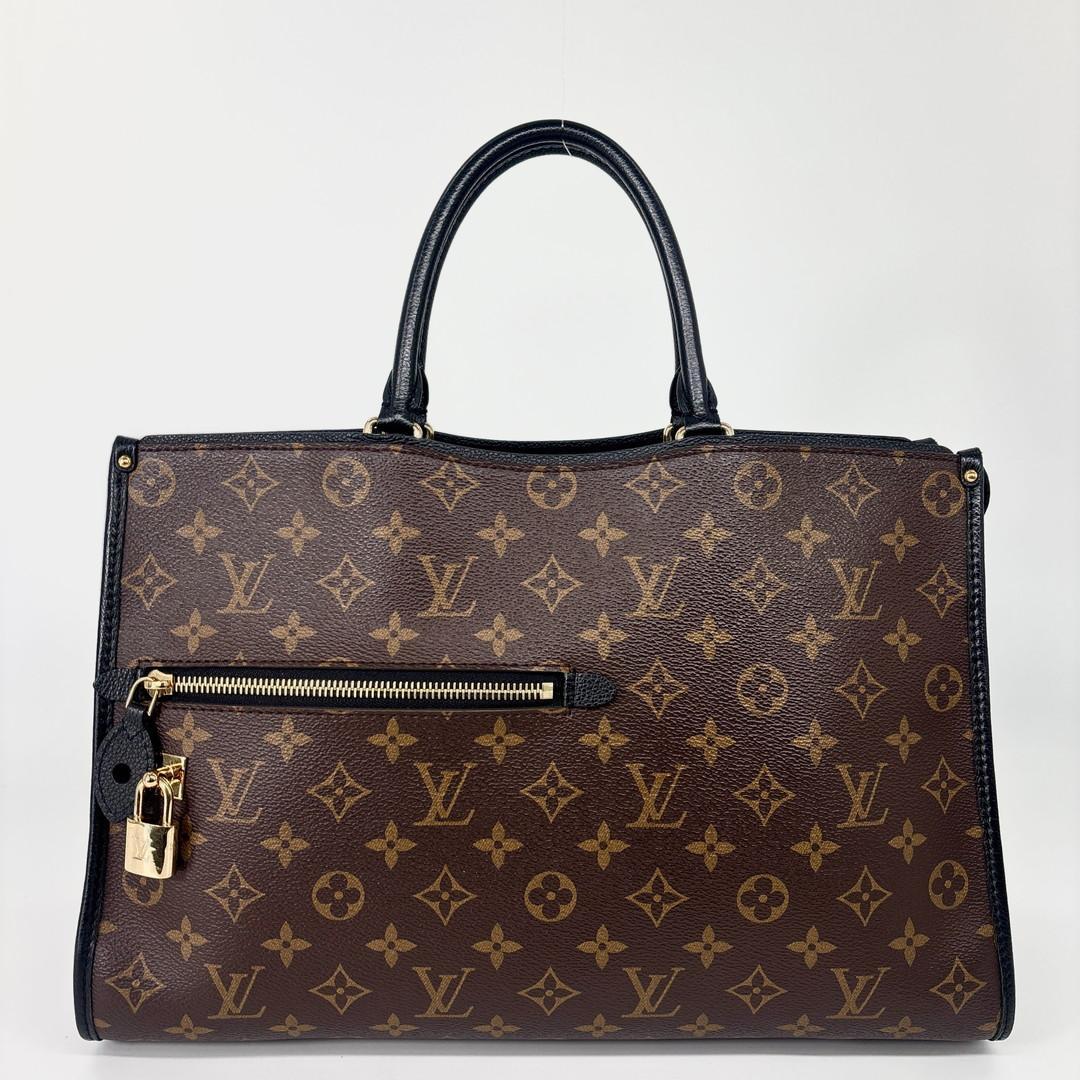 新品同様 ルイヴィトン ポパンクールMM モノグラム マカサー ハンドバッグ