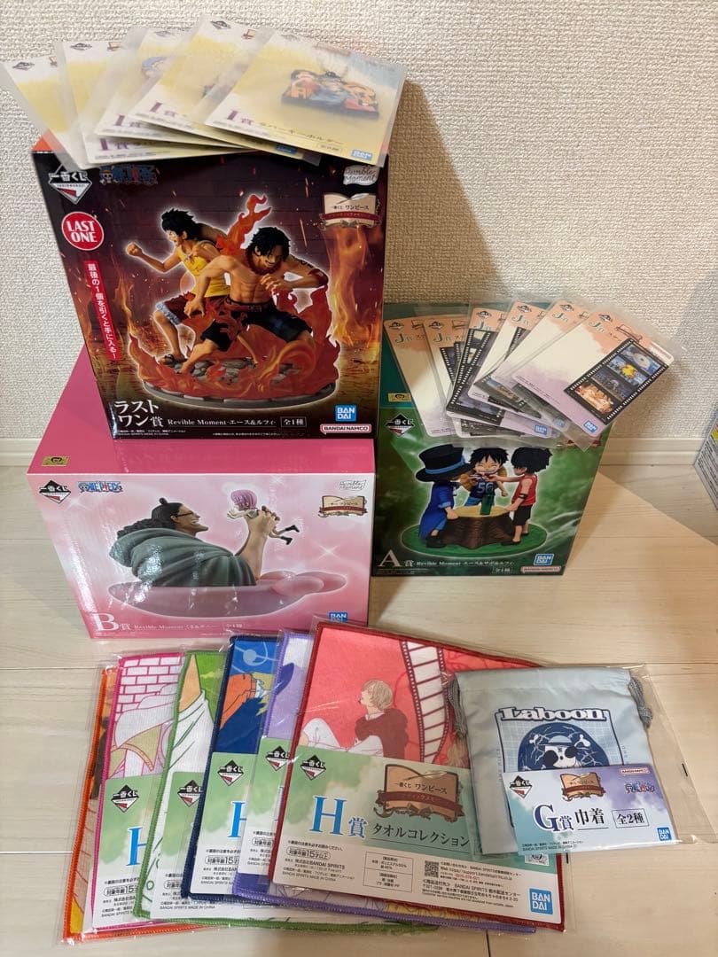 一番くじワンピース ドラマティックメモリーズフィギュアセット ラストワン A B