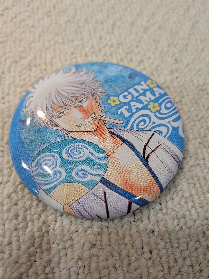 銀魂　坂田銀時　沖縄限定ジャンプステーション缶バッジ