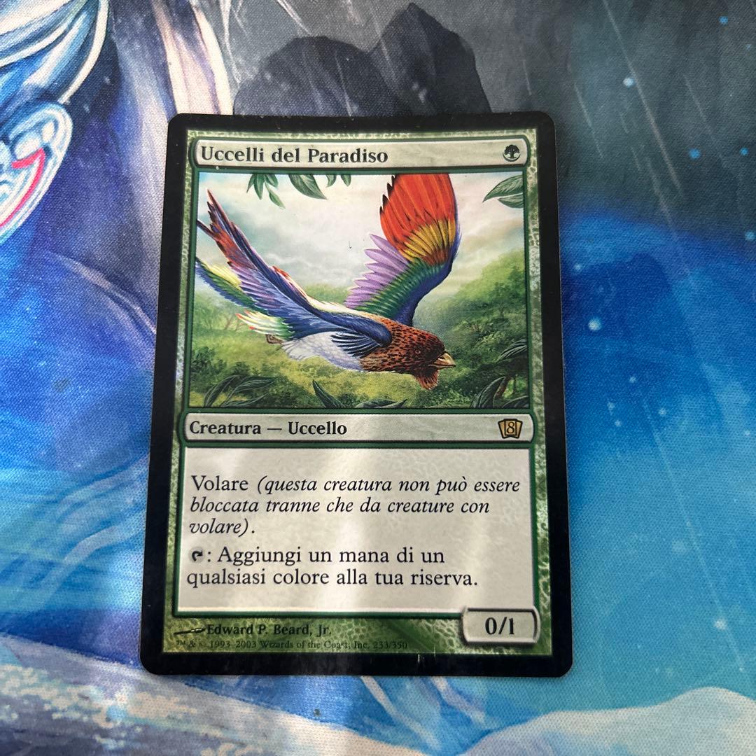 mtg Foil 極楽鳥/Birds of Paradise》[8ED]