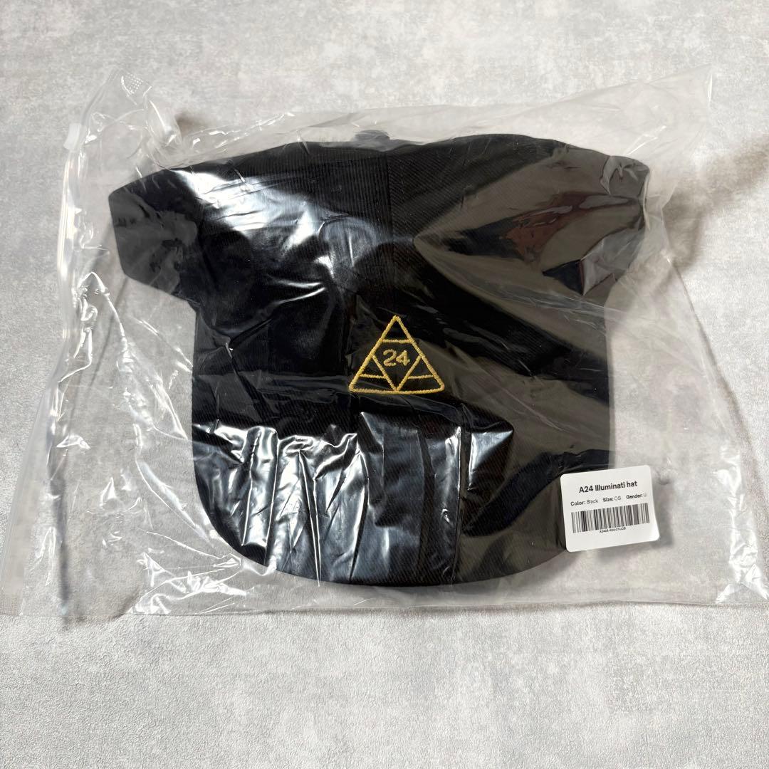 新品・未使用　海外限定　A24 Illuminati hat ブラック　キャップ