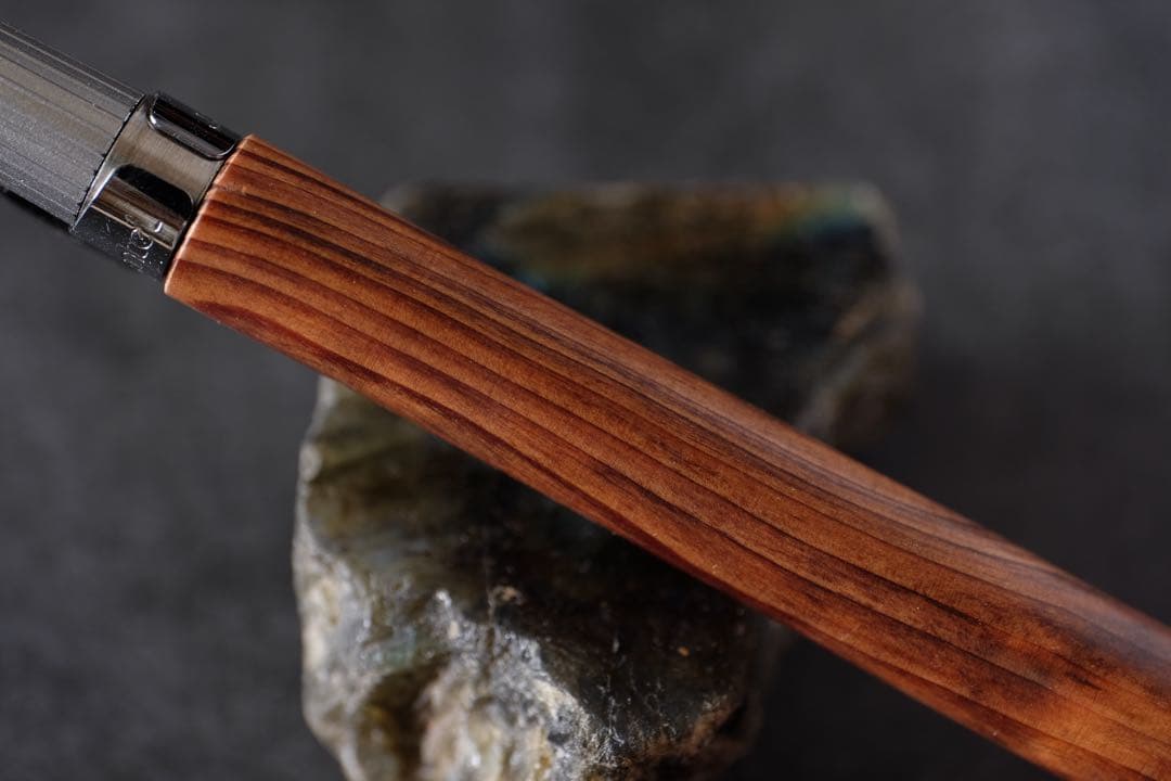 PG5木軸カスタム0196　高村杢工房 製図用シャープペンシル　魚梁瀬杉油杢