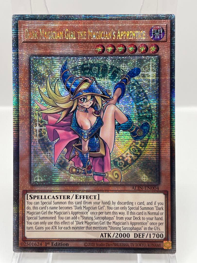 希少 EU版 25th 魔術師の弟子 ブラックマジシャンガール 遊戯王