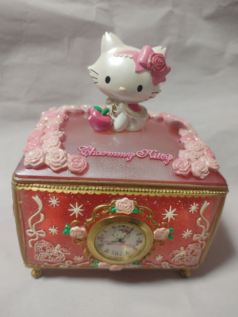 チャーミーキティ　2006年　ジオラマクロック　ジュエリーケース